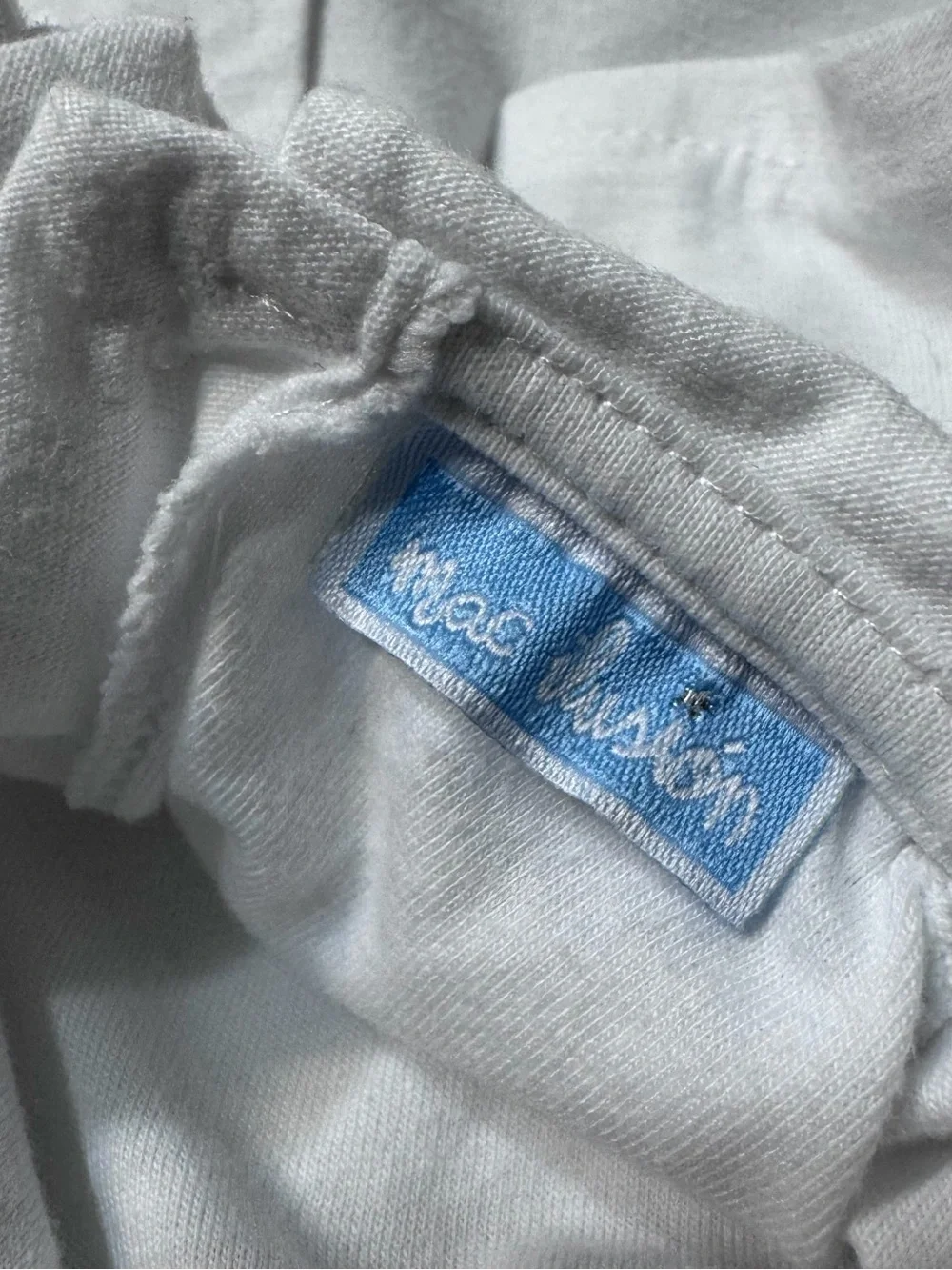 Ralph Lauren Navy & Yellow Striped Baby Polo Onesie